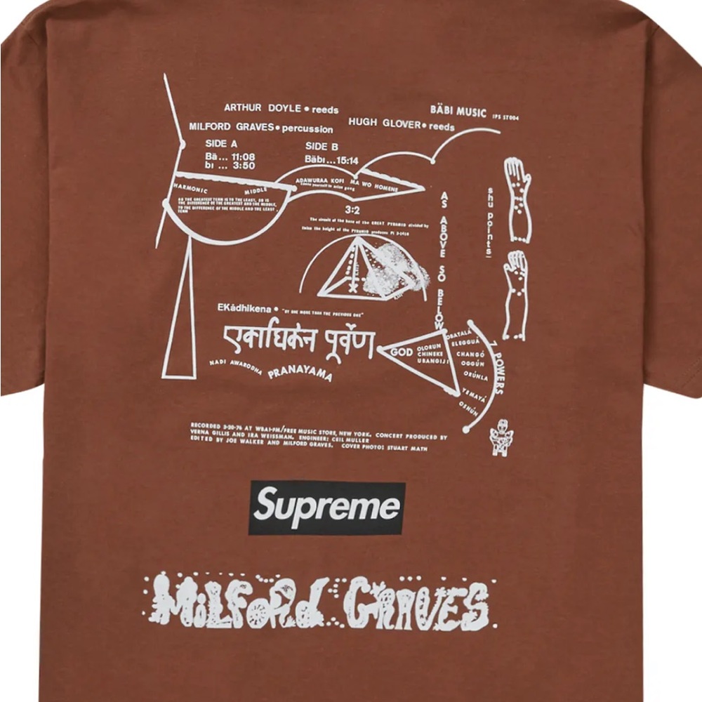 Selling my Supreme Milford Graves T-shirt Men’s Xl
